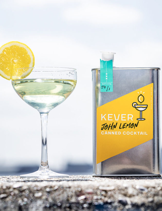 John Lemon canned cocktail serve
