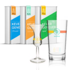 three kever products plus glasses